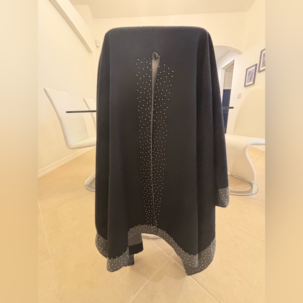 SAACHI Black Studded Women's Wrap